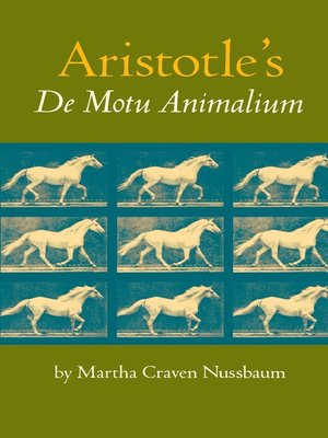 cover image of Aristotle's De Motu Animalium